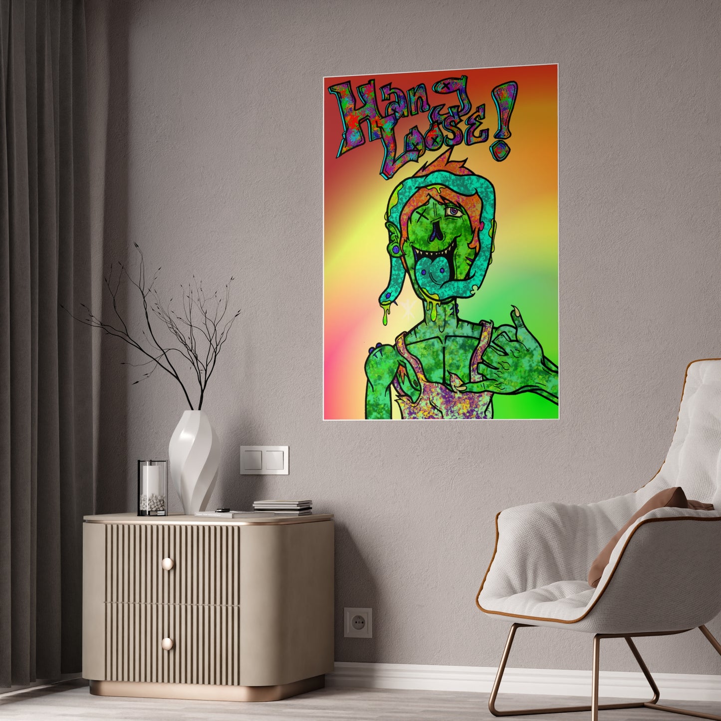 ARK* - Hang Loose Zombie Poster