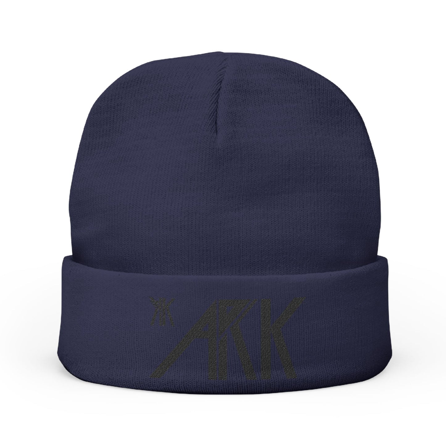 ARK* - AsteroidRiskKyngz* Black Logo Knit Beanie