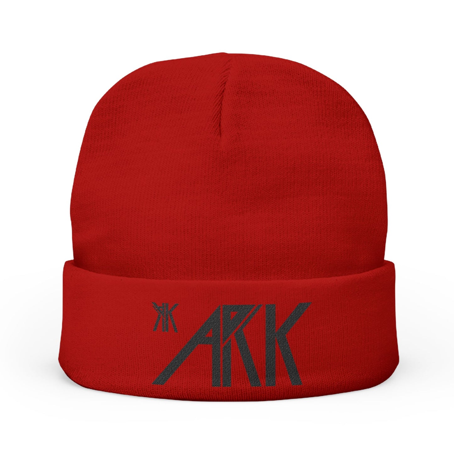 ARK* - AsteroidRiskKyngz* Black Logo Knit Beanie