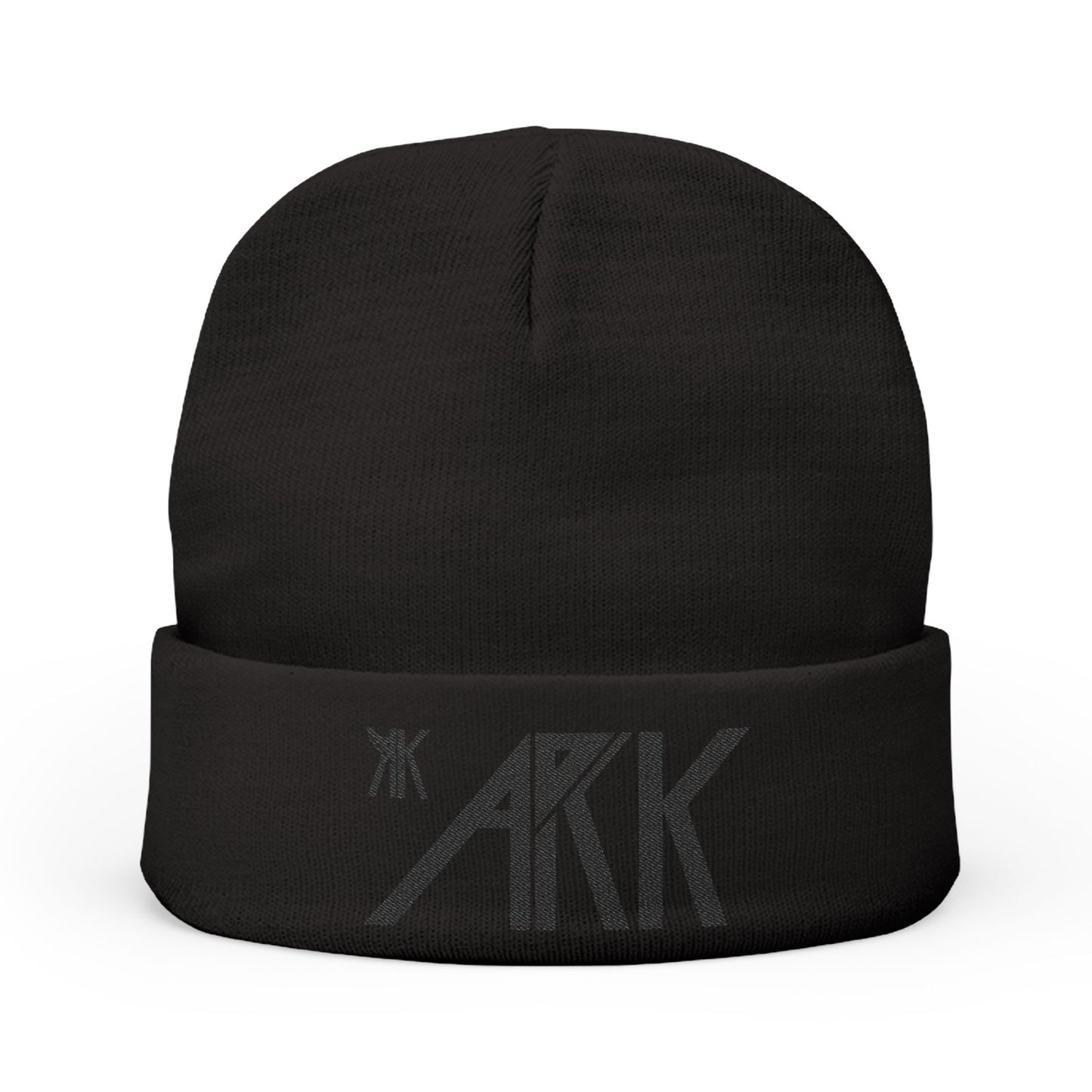 ARK* - AsteroidRiskKyngz* Black Logo Knit Beanie