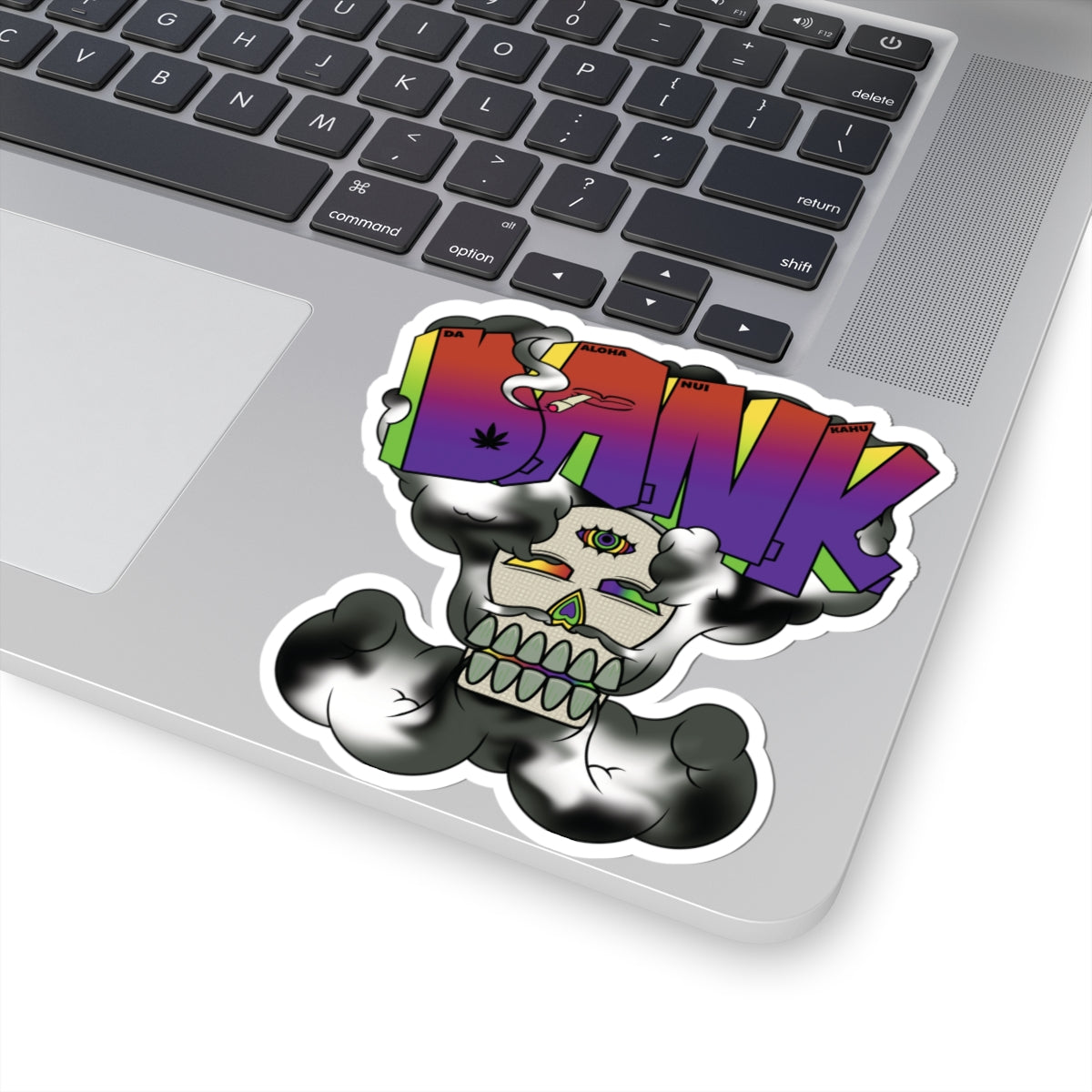 ARK* - D.A.N.K. Smokin' Skully (Da Aloha Nui Kahu) Sticker